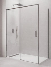 Box doccia ABANTE (TWENTY) 1+1 con lato fisso laterale 120x80 cm Cromo