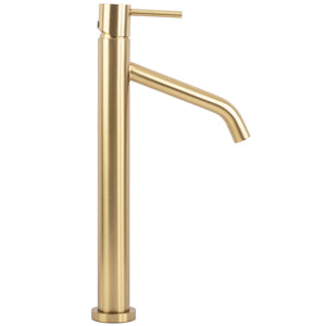 Rubinetto Da Lavabo Rea Level Brush Gold High