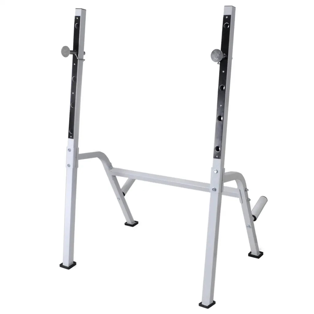 Panca Multifunzione con Bilanciere e Set di Manubri 60,5 kg 275362