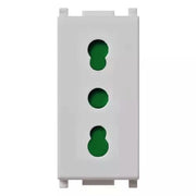 VIMAR PLANA - PRESA 2P+T 16A P17/11 SILVER