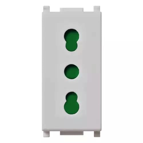 VIMAR PLANA - PRESA 2P+T 16A P17/11 SILVER