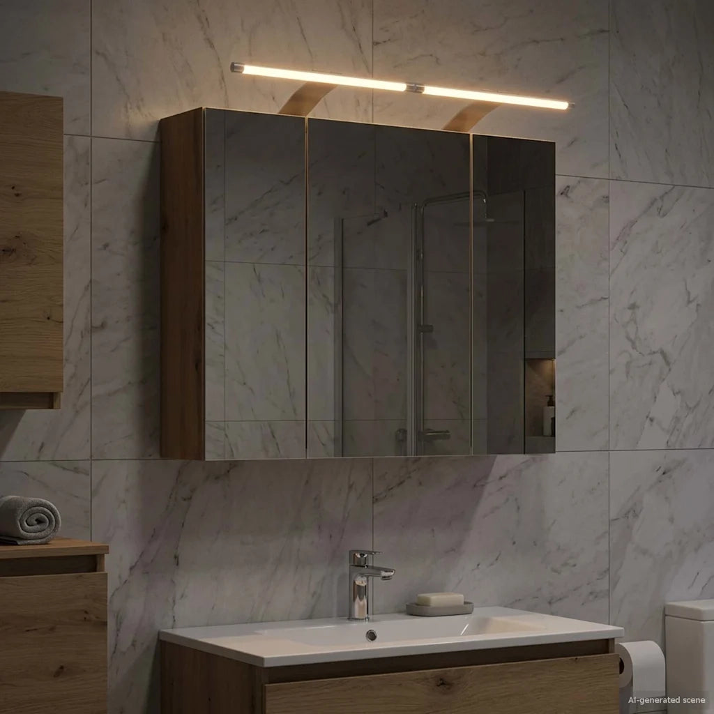 Mobiletto per specchio da bagno Rovere Artigianale 889086