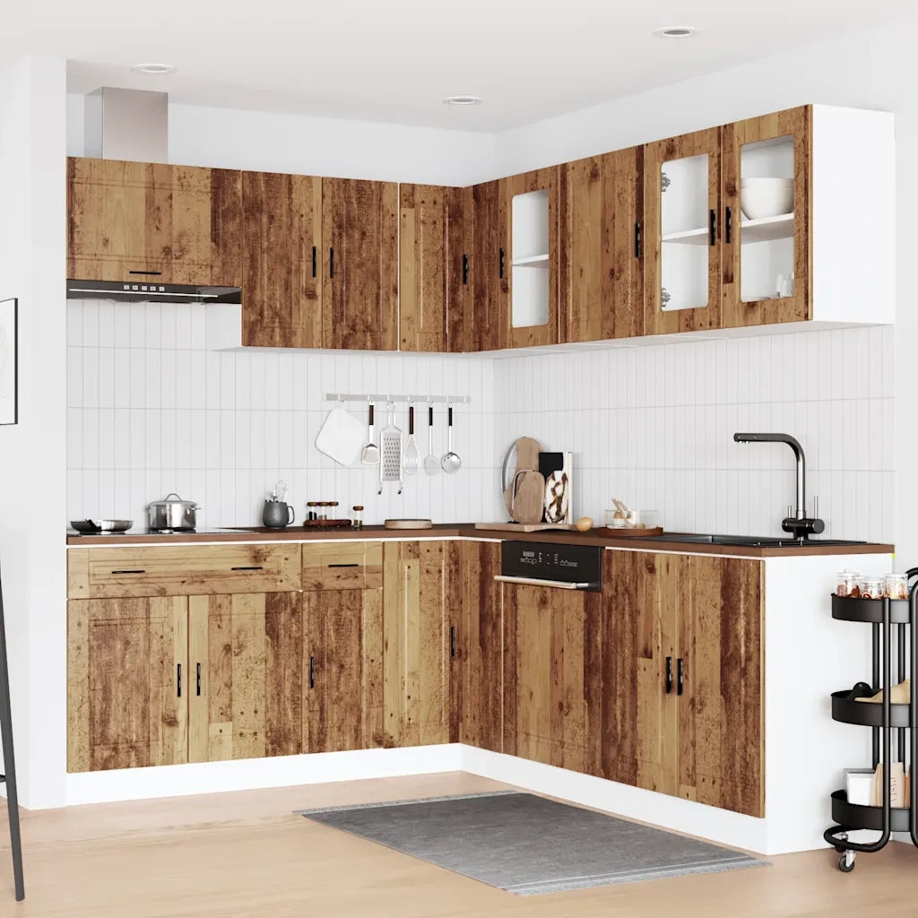 Set Mobili da Cucina 11 pz Porto Legno Antico in Truciolato 3314939