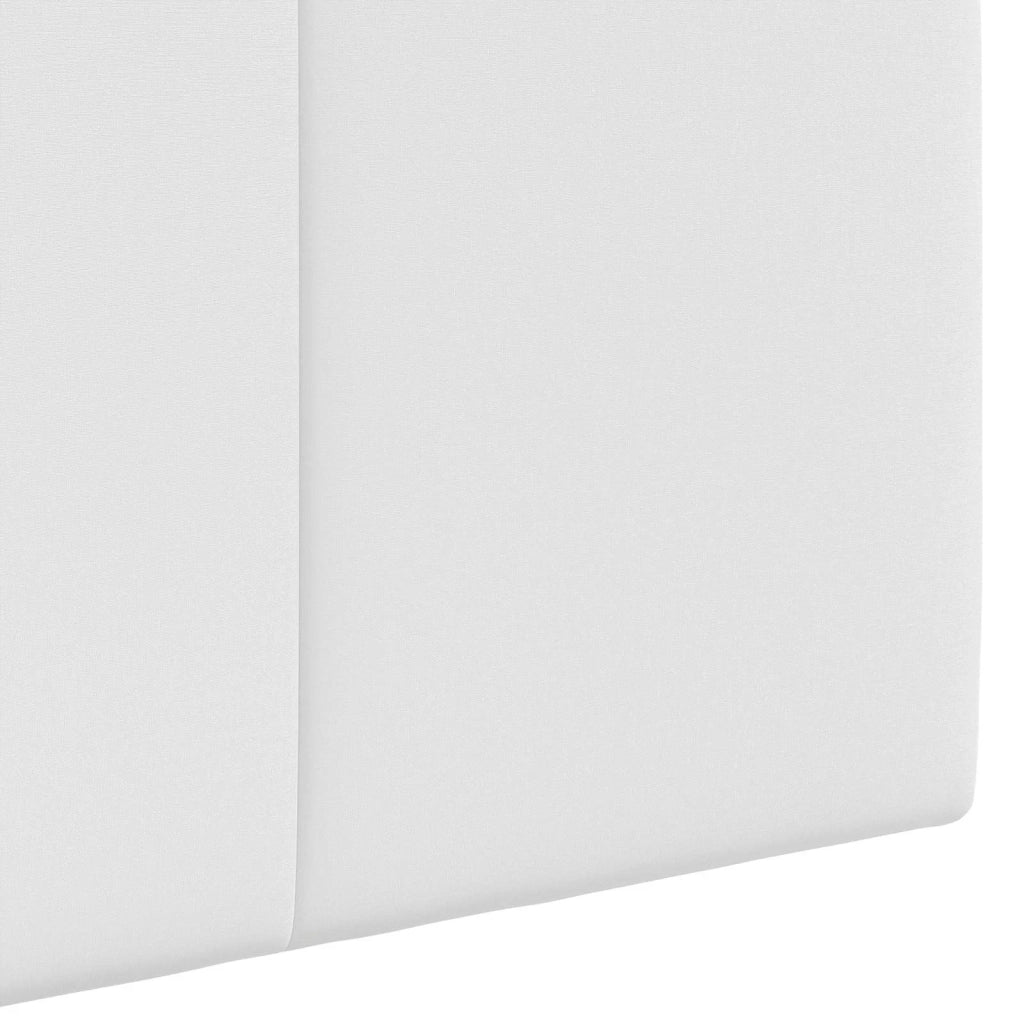 Testiera | Testata sospesa Con luce LED Bianco Tessuto