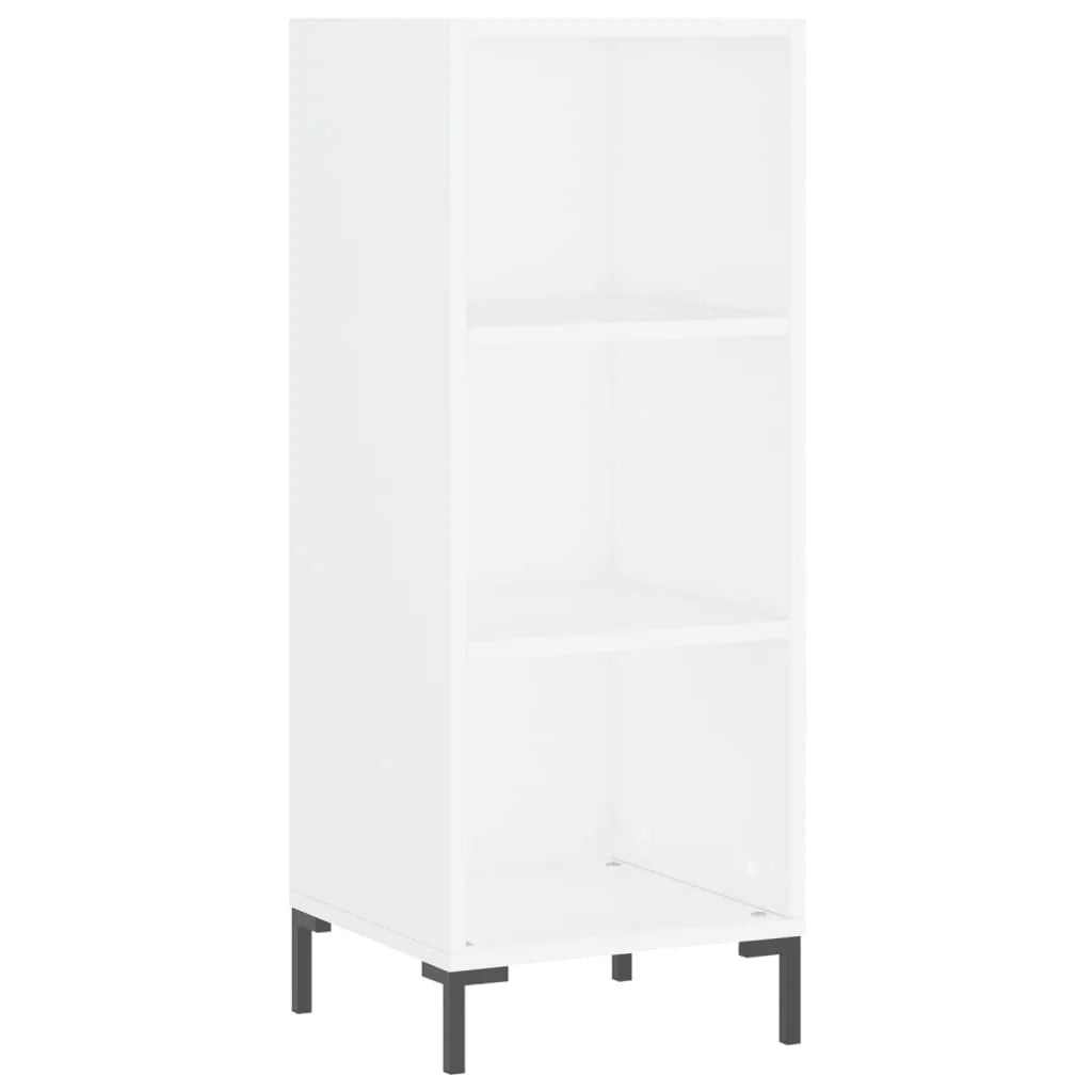 Buffet credenza cassettiera mobiletto mobile contenitore organizer per cucina soggiorno salotto 34,5 x 32,5 x 90 cm legno ingegnerizzato bianco 02_0030236