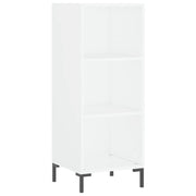 Buffet credenza cassettiera mobiletto mobile contenitore organizer per cucina soggiorno salotto 34,5 x 32,5 x 90 cm legno ingegnerizzato bianco 02_0030236