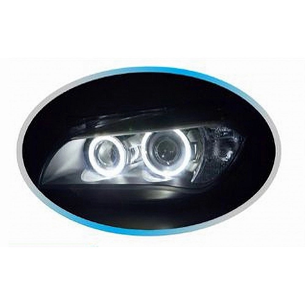 Trade Shop - Occhio D'angelo 100mm 12v Luci Led 6000k Per Auto A Cerchio Angel Eye 2pz Eye-03 -