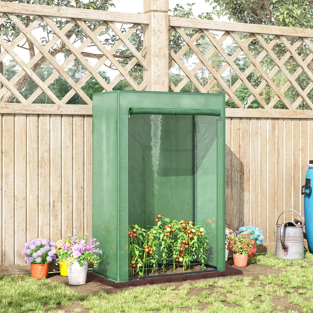 Serra compatta verticale verde scuro 100 x 50 x 150 cm