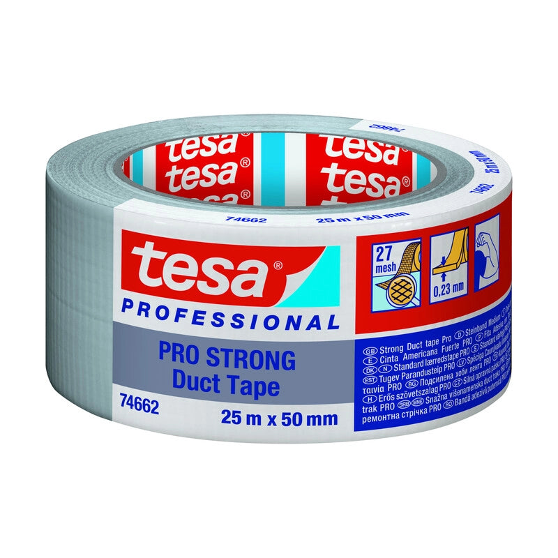 NASTRO AMERICANO PRO STRONG 50MMX25M GRIGIO- TESA- 6,0 pz