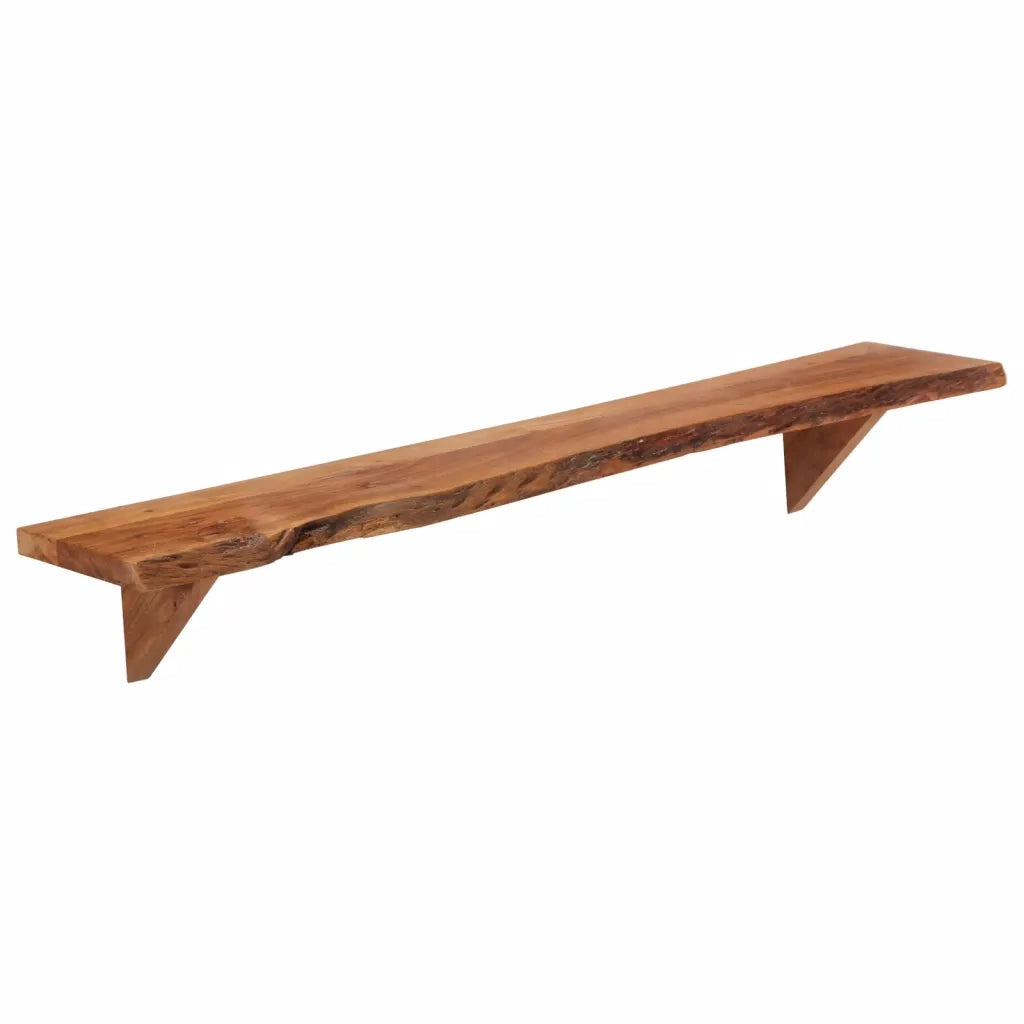 Mensole da Parete 2 pz 110x20x18 cm in Legno Massello di Acacia cod mxl 64412