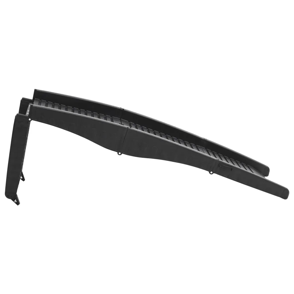 Rampa per Cani Pieghevole Nera 153x40x12,5 cm in Plastica CFW7116135
