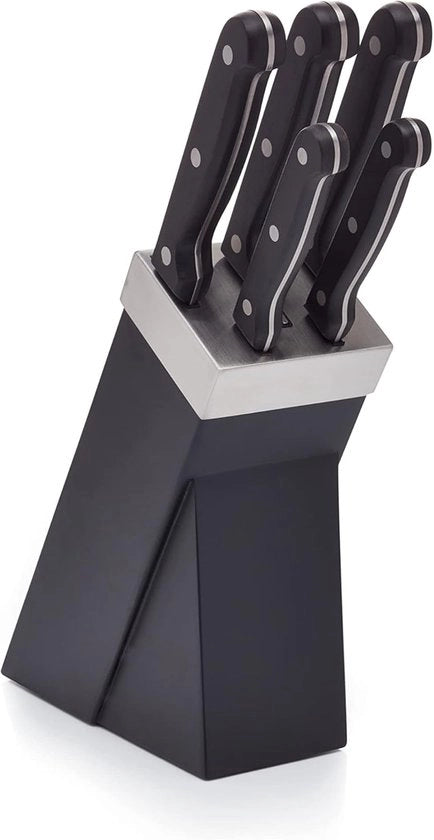 Set di misurazione a 5 pezzi - Acciaio inossidabile - Nero/Argento - 9 x 12 x 16 cm