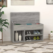 Scarpiera-Scaffale per scarpe Grigio Sonoma 80x30x45 cm in Legno Multistrato