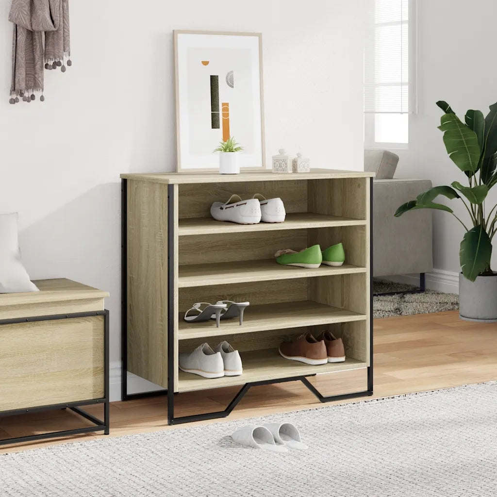 Scarpiera Rovere Sonoma 80x38x78 cm in Truciolato 848650
