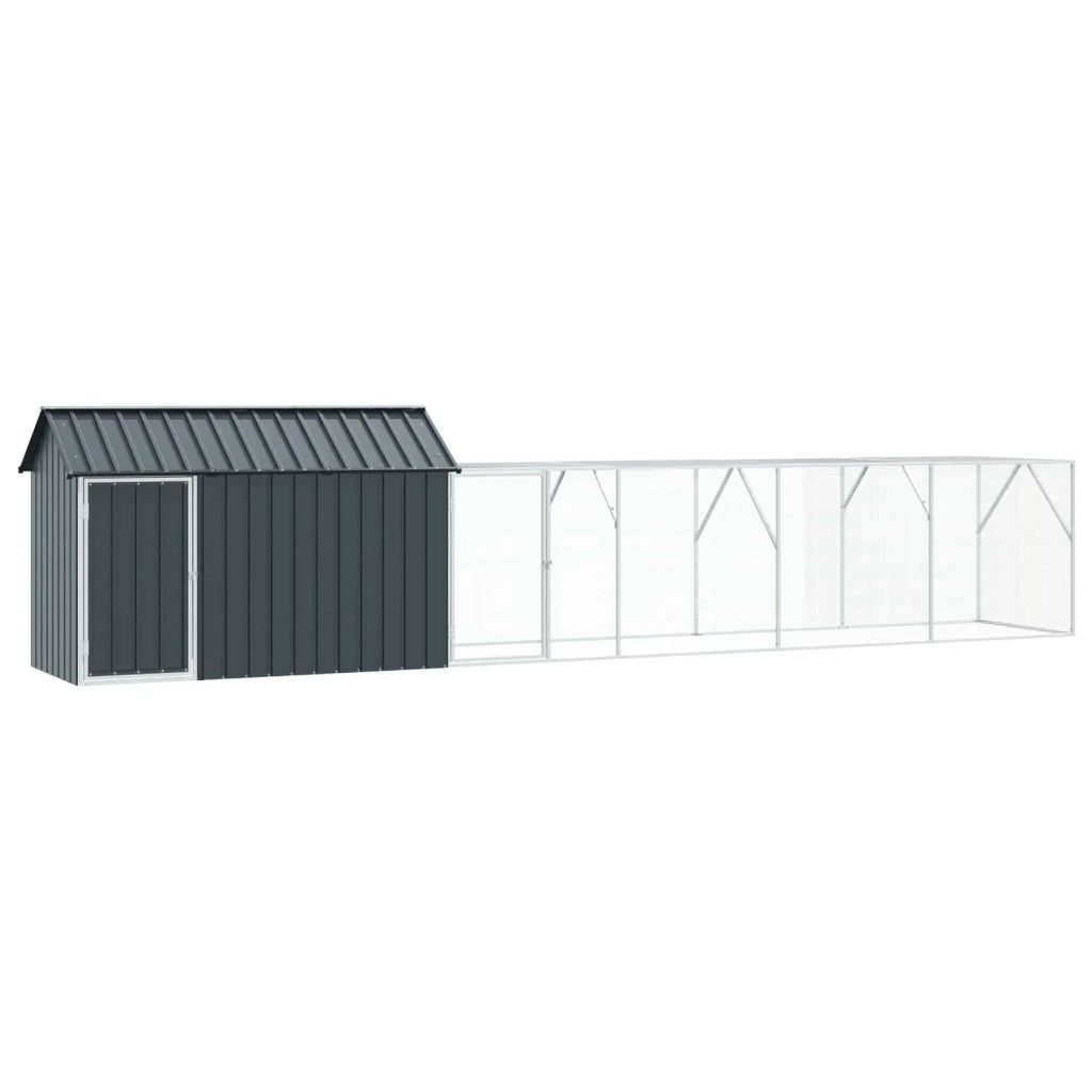 Gabbia per uccelli Antracite 619 x 111 x 142 cm Acciaio zincato 3325149
