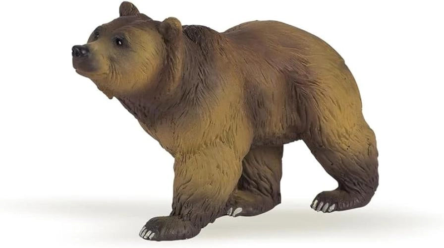 PAPO -Dipinta a mano- figurina-Fauna Selvatica -Orso dei Pirenei-50032-Collezione -Adatto a bambini e bambine - A partir