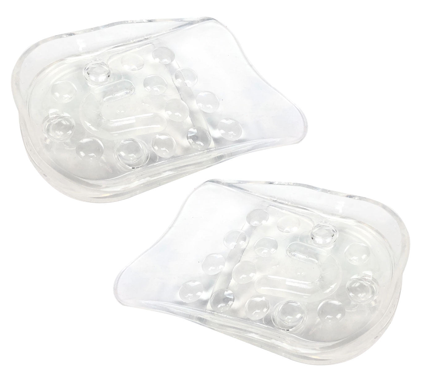 Set 10 Plantari Alzatacco H5 cm in Silicone Morbido Trasparente