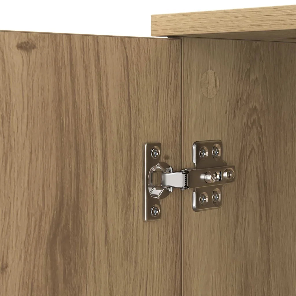Credenza-Buffet-Armadio da cucina Rovere artigianale 59 x 39 x 80 cm Legno multistrato