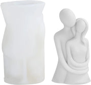Forma di Candela 3D - Muffa di Silicone - Duraturo - Antiscivolo - Per Candele Artigianali - Ideale per Resine e Materiali di Fonditura