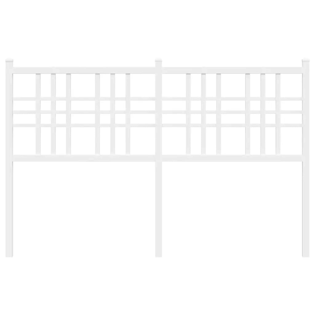 Testiera di Ricambio in Metallo Bianco 120 cm 376404