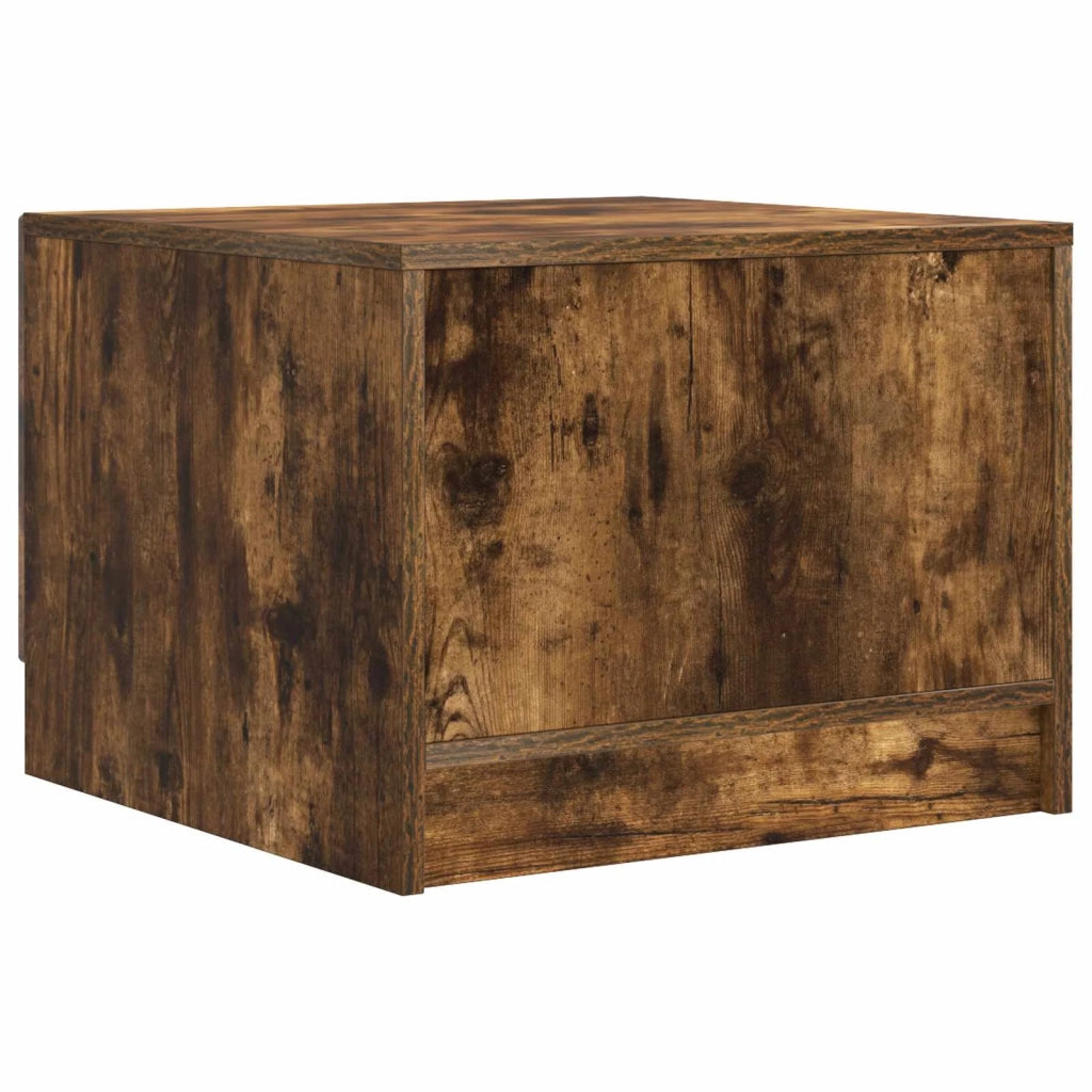Tavolino da salotto con cassetto Rovere Fumo 49 x 50 x 37 cm 895890