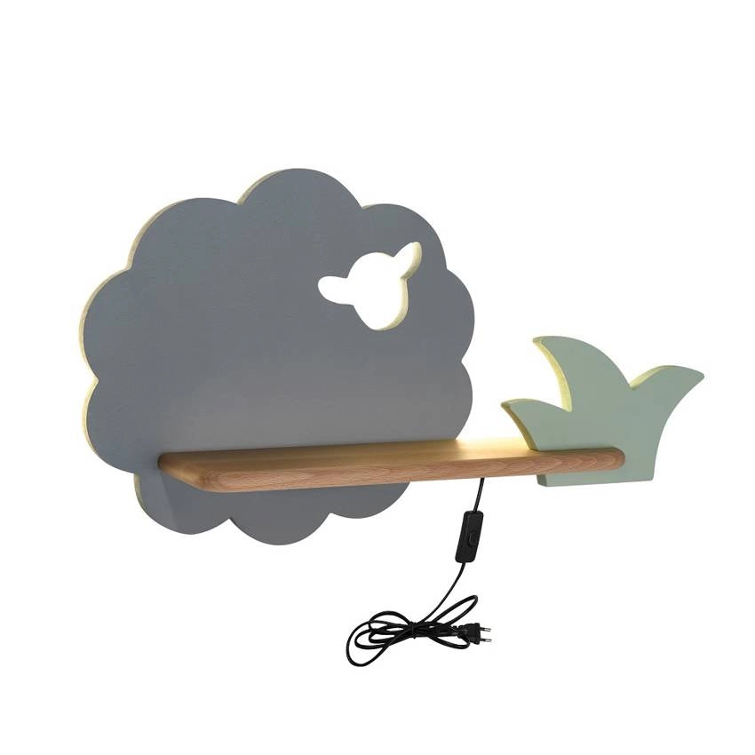 Candellux applique SHEEP LED integrato 4W 4000K grigio