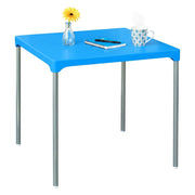 Brownstown, Tavolo da Esterno 4 Posti Made in Italy, 75x75x72h cm Azzurro