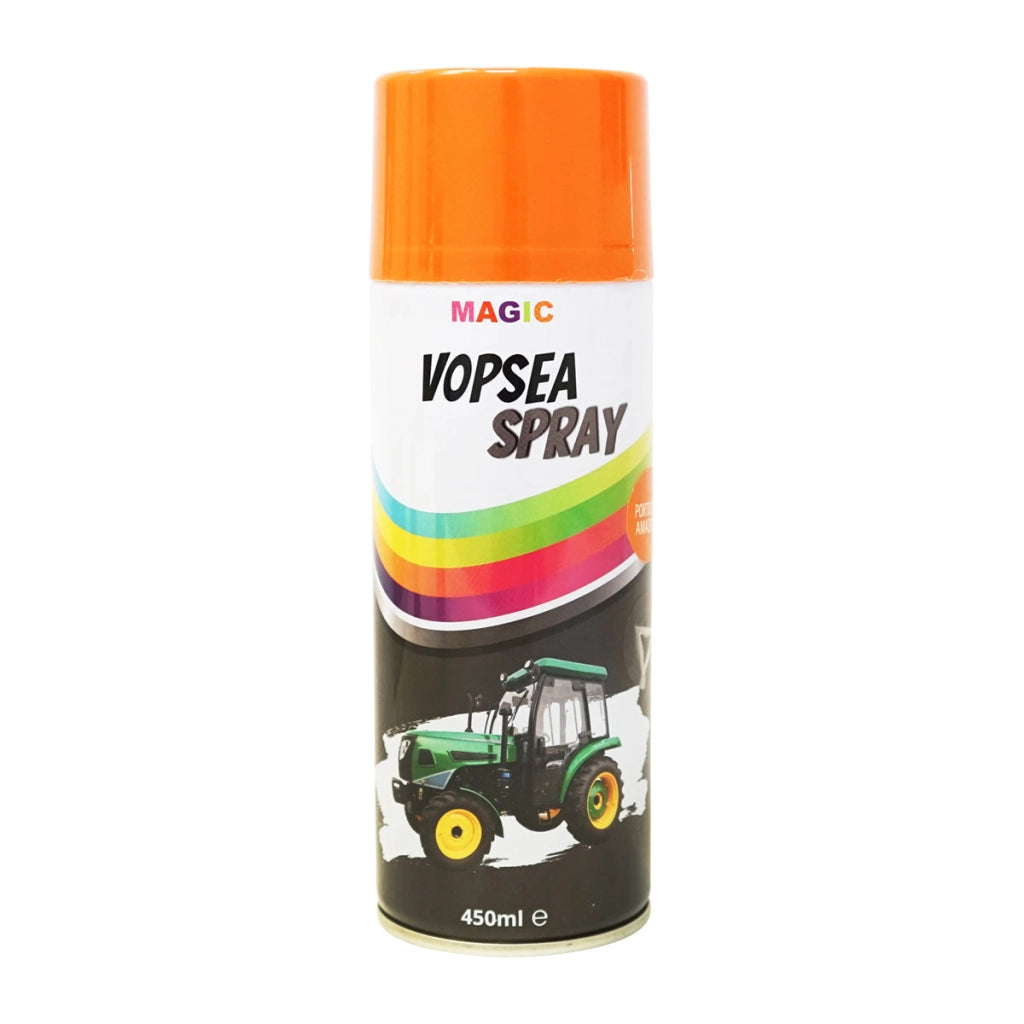 Spray vernice auto arancione tipo Amazone professionale ad asciugatura rapida, 450 ml MAGIC