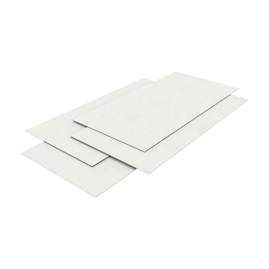 Set Bladel di 8 Pannelli Decorativi in PVC per Parete - Effetto Pietra White Dover [neu.haus]