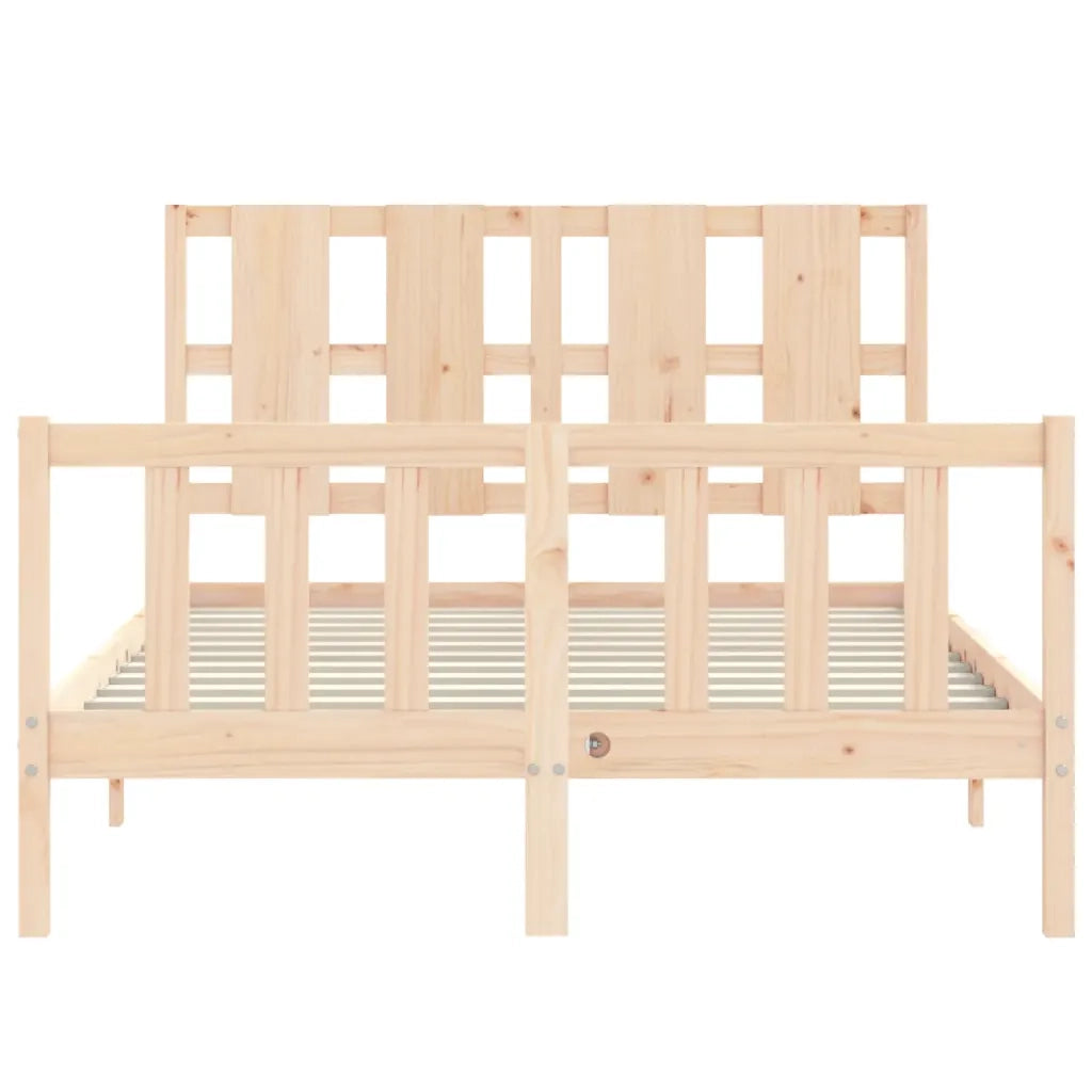 Giroletto senza Materasso-Struttura Letto 120x200 cm in Legno Massello di Pino 962198