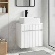 Mobile lavabo da parete Bianco Lucido 49 x 41 x 63 cm 890586