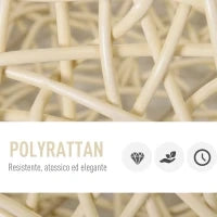 Cuccia per Gatti e Animali Domestici, Cesta in Rattan Beige con Cuscino in Cotone (Ф56 x 35 A cm)