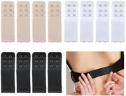 Estensioni per reggiseno 12 pezzi - Nylon di alta qualità - Haken in acciaio inossidabile - Adeguatezza confortevole - Adatto per la gravidanza - Duraturo e flessibile - Estensioni reggiseni