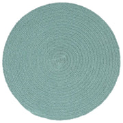 Tovagliette 4 pz Grigio Neutro 38cm Rotonde in Cotone 133852