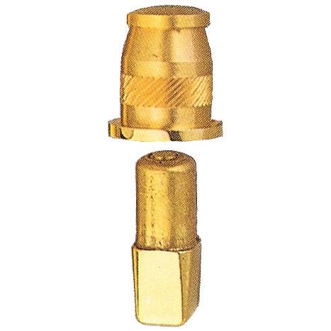 PILETTA A SFERA PER PORTA A VENTO OTTONE LUCIDO- TROPEX DESIGN- 1,0 pz