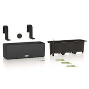 LECHUZA Fioriera CUBE color triple con Supporti Antracite 13684 421440