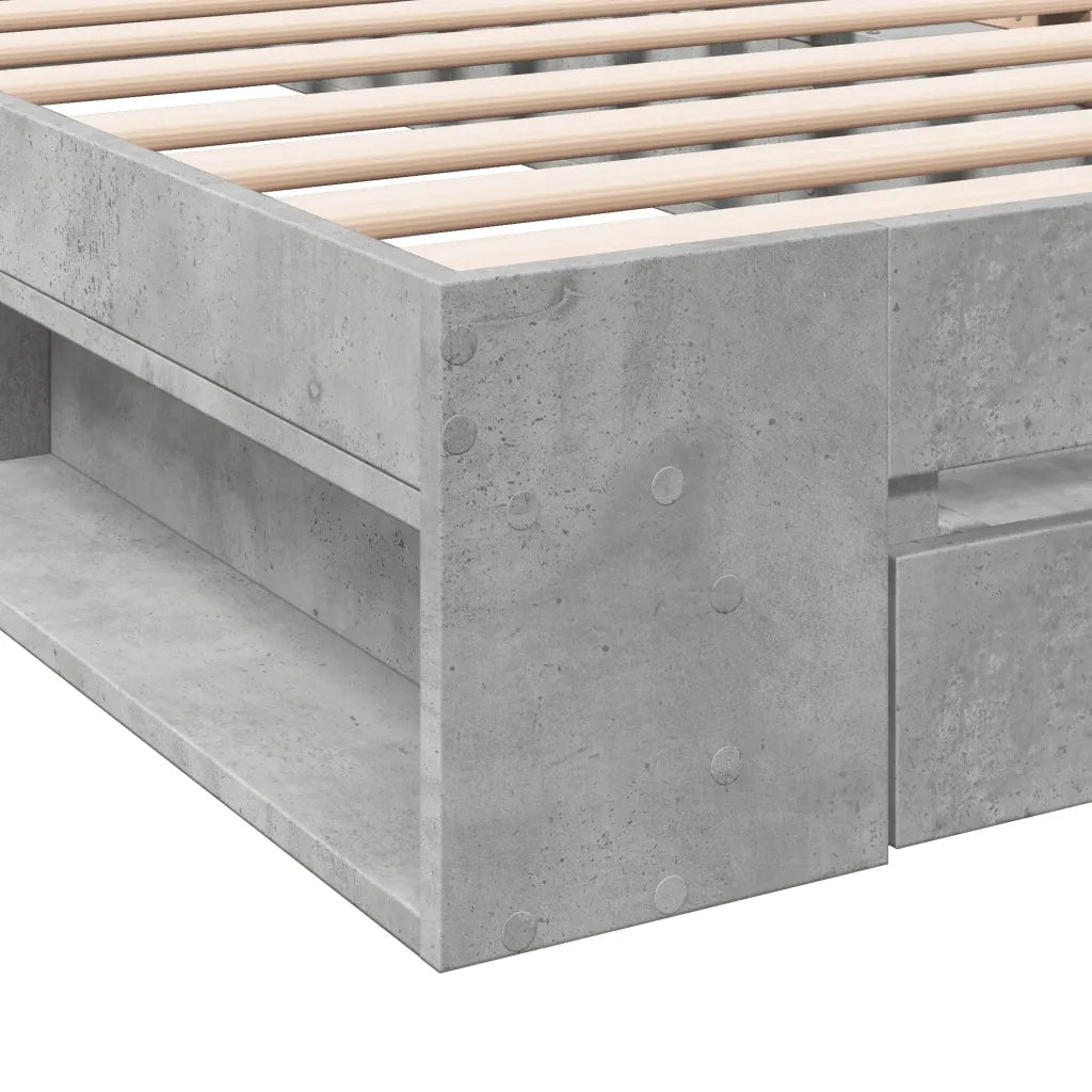 Giroletto Cassetto Grigio Cemento 100x200 cm Legno Multistrato 3280793