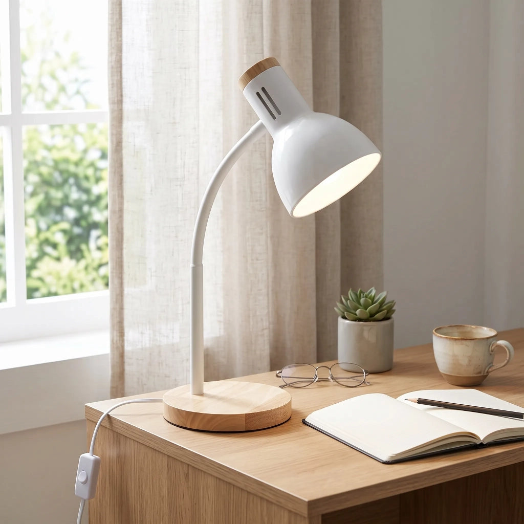 Lampada Da Scrivania Jnh046-1t White