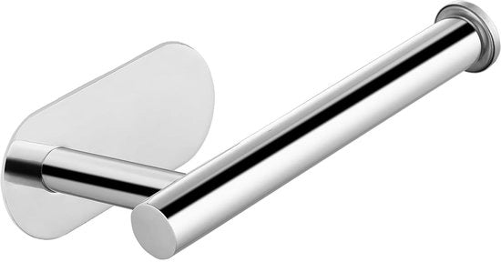 Hanger per carta igienica autofixante - Acciaio inossidabile - Acciaio inox con finitura cromata