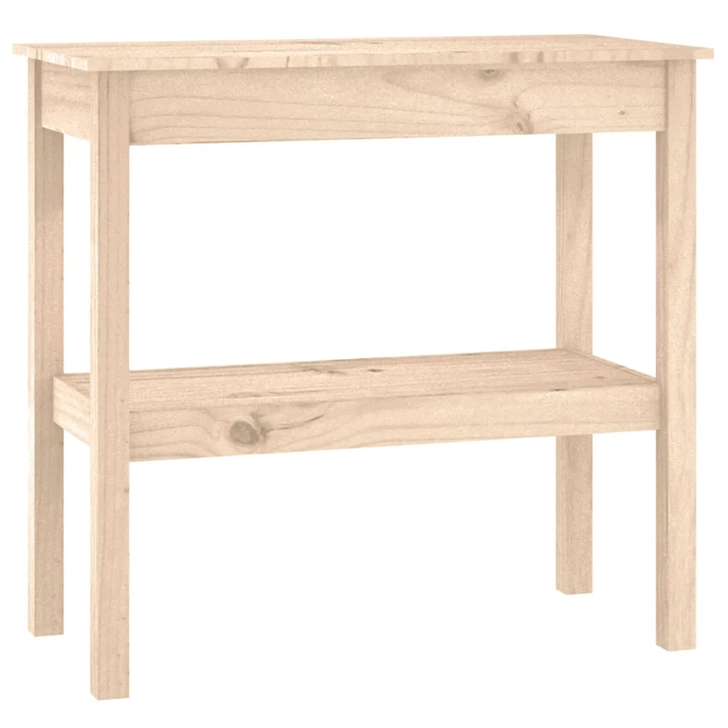 Tavolo Consolle 80x40x75 cm in Legno Massello di Pino cod mxl 23286