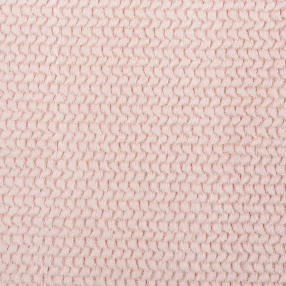 Coperta rosa in poliestere 200 x 220 cm copriletto decorativo in morbida pelliccia plaid