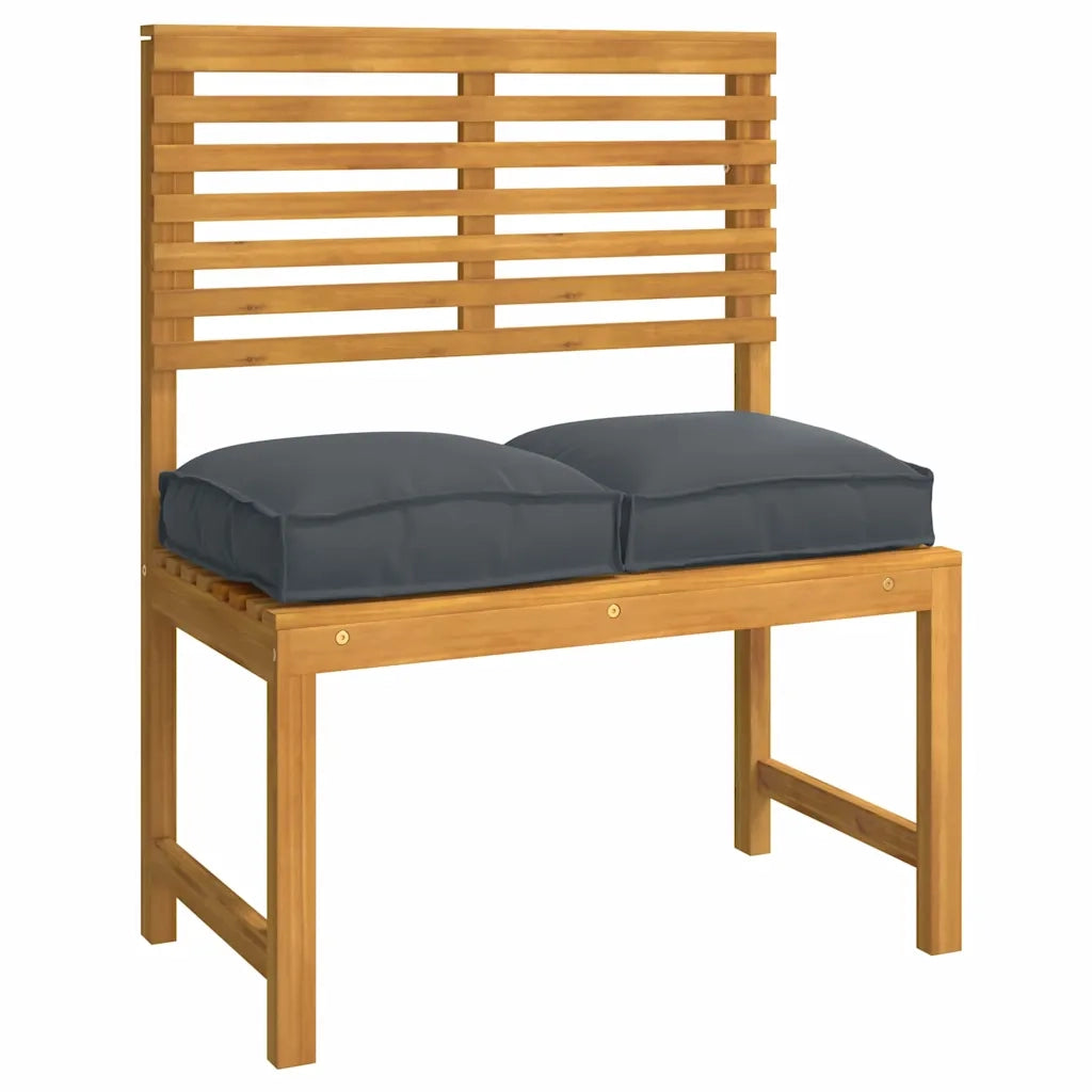 Cuscino 4 pcs Antracite 40 x 40 x 8 cm Tessuto Oxford 42001588