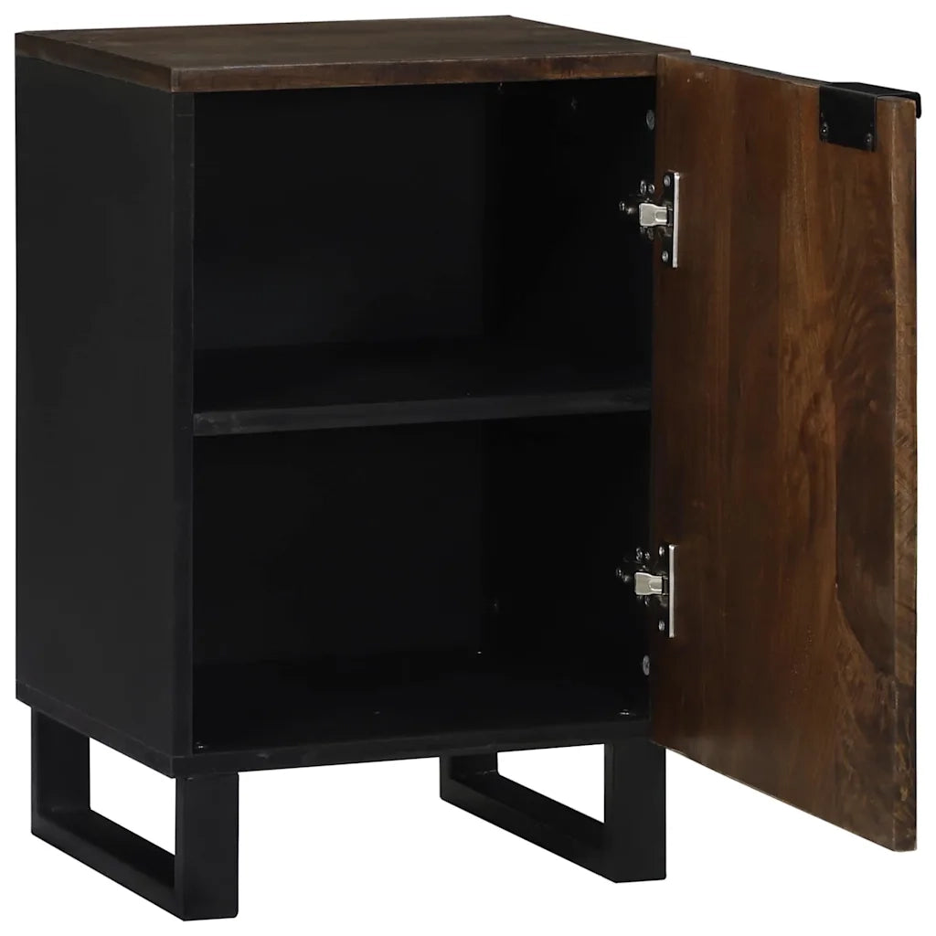 Armadio per Lavabo da Bagno-Armadietto da bagno-Mobiletto da bagno con porta Noce 38 x 33,5 x 58 cm