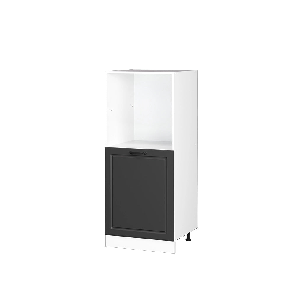 Mobile per forno da incasso R-Line Antracite rustico/Bianco 60 cm Vicco