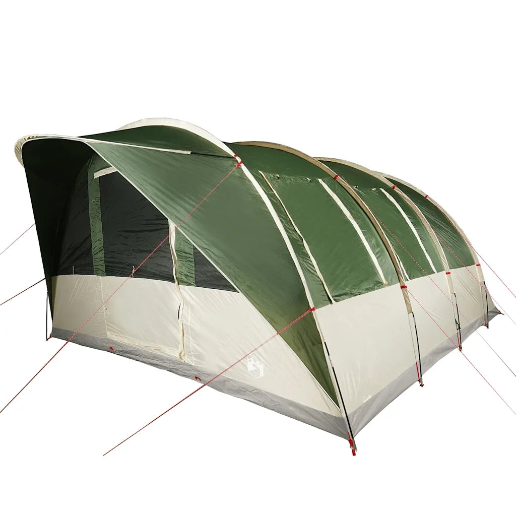Tenda da Campeggio a Tunnel per 5 Persone-Tenda per Escursionismo Verde Impermeabile 823628
