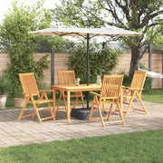 Set da Pranzo per Giardino 5 pcs Marrone