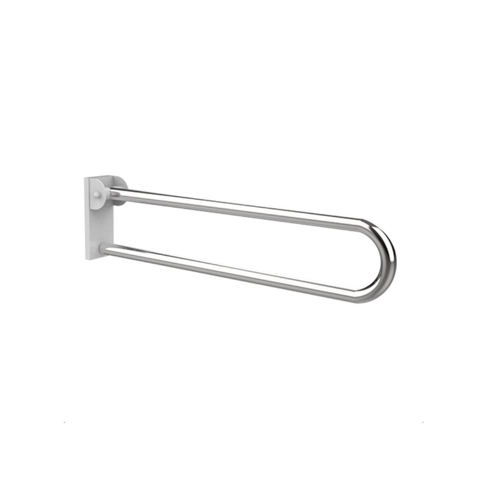Maniglione barra ribaltabile cm 62 removibile inox