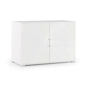 Serafinito, Armadio Multiuso 2 Ante un Ripiano Made in Italy, 90x66h cm Bianco