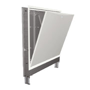 CASSETTA PER COLLETTORI IN LAMIERA ZINCATA PER IMPIANTI A PAVIMENTO E CLASSICI CON RIALZO E PIEDINO - DIM: (LXPXH): 50X11X72 CM  - GFR