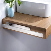 Portaasciugamani senza fori per borse Self-adesiva per asciugamani in acciaio inox per bagno e cucina 39cm